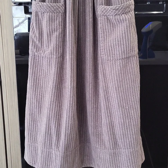 "WILL BE GONE SOON)The other side", "Courderoy midi dress"🩶 - Picture 8 of 17